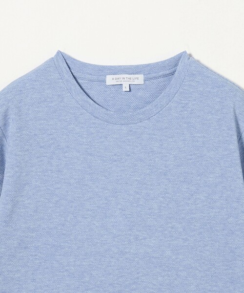 A DAY IN THE LIFE UNITED ARROWS（アデイインザライフユナイテッドアローズ）の「スパンデックス ハイカム ベーシック カットソー＜A DAY IN THE LIFE＞（Tシャツ/カットソー・メンズ・ネイビー/ライトグレー/ライトブルー・L/M）」の10枚目の写真