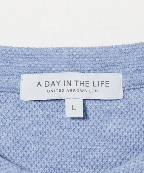 A DAY IN THE LIFE UNITED ARROWS（アデイインザライフユナイテッドアローズ）の「スパンデックス ハイカム ベーシック カットソー＜A DAY IN THE LIFE＞（Tシャツ/カットソー・メンズ・ネイビー/ライトグレー/ライトブルー・L/M）」の20枚目の写真