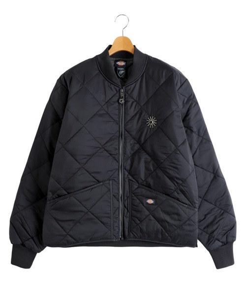 HTC（エイチティーシー）の「HTC / エイチティーシー：DICKIES DIAMOND QUILT JACKET STARBURST STONE：DICKIES-STARBURST[AST]（ブルゾン・メンズ・ブラック・L/M）」の14枚目の写真