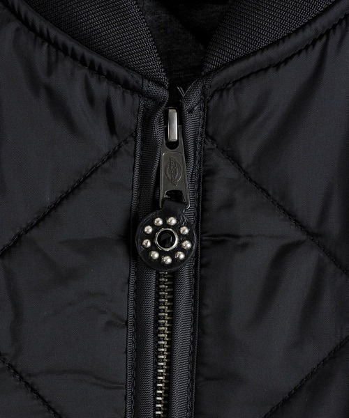 HTC（エイチティーシー）の「HTC / エイチティーシー：DICKIES DIAMOND QUILT JACKET STARBURST STONE：DICKIES-STARBURST[AST]（ブルゾン・メンズ・ブラック・L/M）」の11枚目の写真