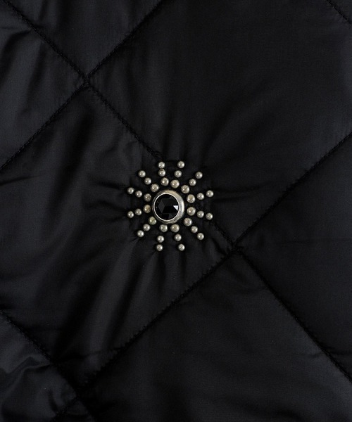 HTC（エイチティーシー）の「HTC / エイチティーシー：DICKIES DIAMOND QUILT JACKET STARBURST STONE：DICKIES-STARBURST[AST]（ブルゾン・メンズ・ブラック・L/M）」の10枚目の写真