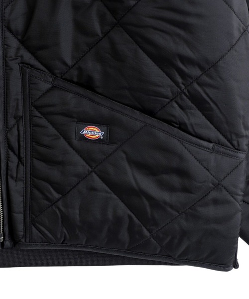 HTC（エイチティーシー）の「HTC / エイチティーシー：DICKIES DIAMOND QUILT JACKET STARBURST STONE：DICKIES-STARBURST[AST]（ブルゾン・メンズ・ブラック・L/M）」の9枚目の写真