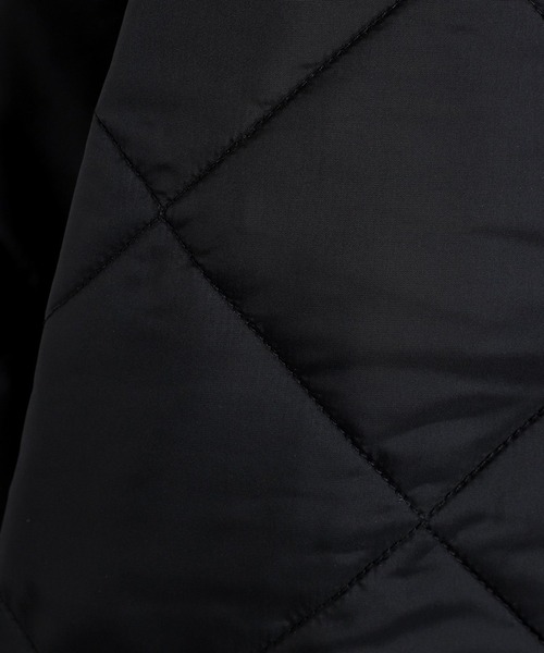 HTC（エイチティーシー）の「HTC / エイチティーシー：DICKIES DIAMOND QUILT JACKET STARBURST STONE：DICKIES-STARBURST[AST]（ブルゾン・メンズ・ブラック・L/M）」の7枚目の写真