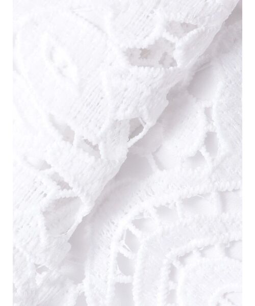 ELENDEEK（エレンディーク）の「LACE LAYERED OP（ワンピース・レディース・オフホワイト/ライトブルー・2/1）」の22枚目の写真