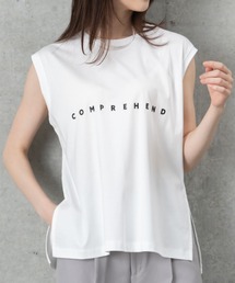 【接触冷感 控えめロゴTシャツ】ベーシックロゴで大人上品な上質素材Tシャツ