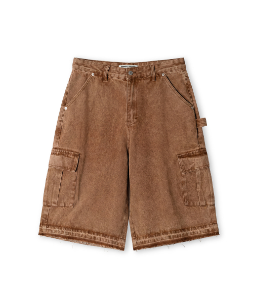 CONNECT KINLOCH（コネクトキンロック）の「カットオフカーゴバミューダパンツ[ブラウン]（その他パンツ・メンズ・ブラウン・SMALL/MEDIUM/LARGE）」の4枚目の写真