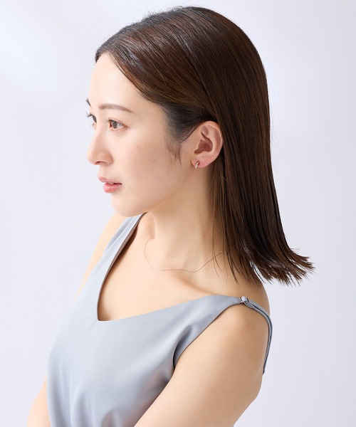 CALIN STANDARD(カリンスタンダード)の「◆金属アレルギー対応◆◆made in japan◆【痛くない】【落ちにくい】【ストレスフリーな着け心地】ビジュー ミニループフィットイヤリング(イヤリング・レディース・ピンクゴールド/ゴールド/シルバー・FREE)」の8枚目の写真