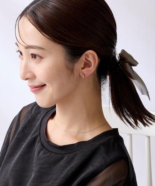 CALIN STANDARD(カリンスタンダード)の「◆金属アレルギー対応◆◆made in japan◆【痛くない】【落ちにくい】【ストレスフリーな着け心地】ビジュー ミニループフィットイヤリング(イヤリング・レディース・ピンクゴールド/ゴールド/シルバー・FREE)」の11枚目の写真