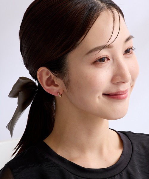 CALIN STANDARD(カリンスタンダード)の「◆金属アレルギー対応◆◆made in japan◆【痛くない】【落ちにくい】【ストレスフリーな着け心地】ビジュー ミニループフィットイヤリング(イヤリング・レディース・ピンクゴールド/ゴールド/シルバー・FREE)」の13枚目の写真