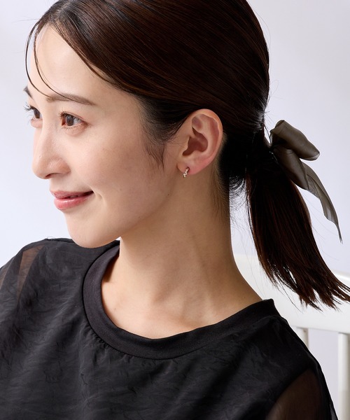 CALIN STANDARD(カリンスタンダード)の「◆金属アレルギー対応◆◆made in japan◆【痛くない】【落ちにくい】【ストレスフリーな着け心地】ビジュー ミニループフィットイヤリング(イヤリング・レディース・ピンクゴールド/ゴールド/シルバー・FREE)」の16枚目の写真