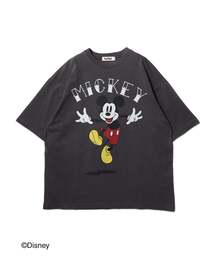 ANTIBAL（アンティバル）の「【ANTIBAL】 ミッキーマウス ""MICKEY""カスレプリント ショートスリーブTシャツ（Tシャツ/カットソー）」