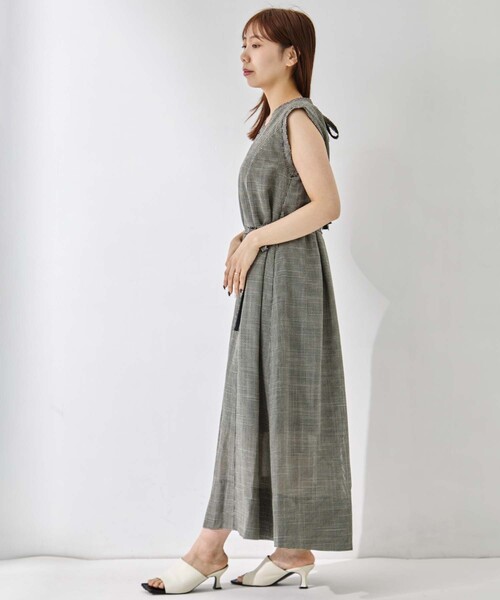 STUDIOUS(ステュディオス)の「【STUDIOUS/ステュディオス】【ベルト⇔チョーカー2WAYワンピ】Washable Mesh Dress/ウォッシャブルメッシュドレス/快適/小顔効果リボン/バケーション(ワンピース・レディース・マルチ/アイボリー・2/1)」の17枚目の写真