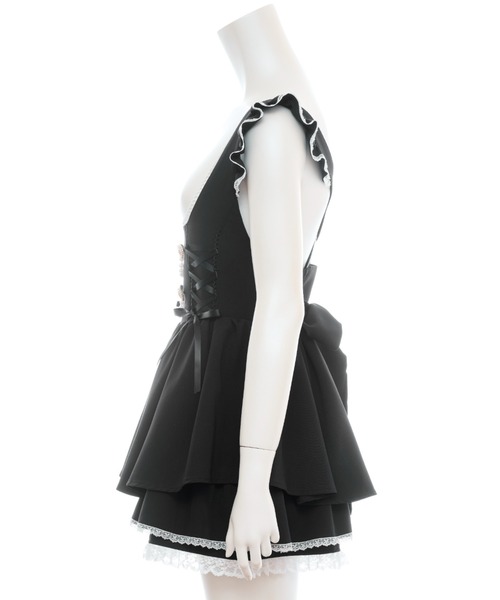 Secret Honey(シークレットハニー)の「ハートパールチェーン付ロンパース(その他パンツ・レディース・ピンク/ブラック・MEDIUM)」の11枚目の写真