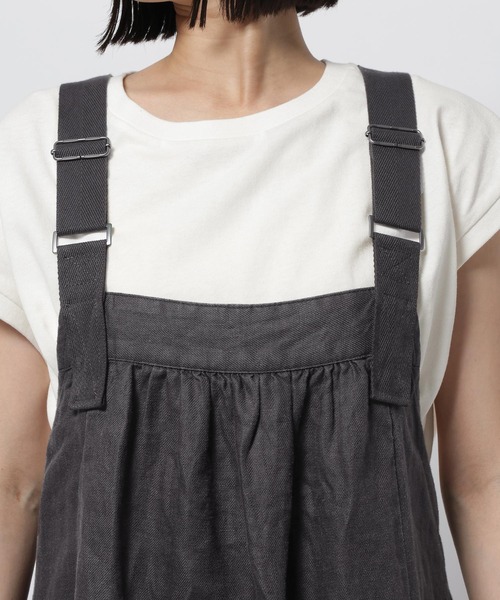 niko and...(ニコアンド)の「FINEリネンポケットワンピース(ワンピース・レディース・ブラウン/ダークブルー/ブラック・MEDIUM/LARGE)」の16枚目の写真