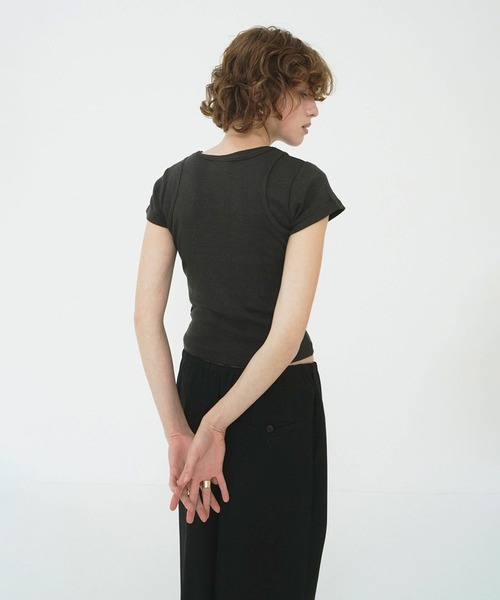 CLANE（クラネ）の「CLANE×Robert P. Miller PACK TEE（Tシャツ/カットソー・レディース・ホワイト系その他・1/2）」の2枚目の写真