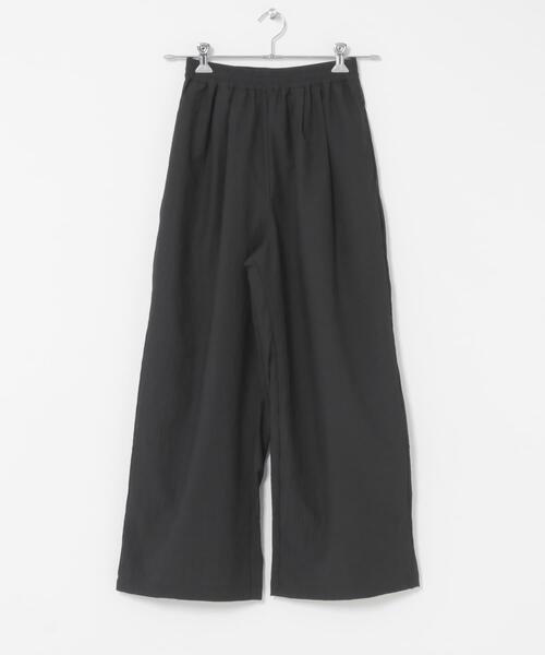 ITEMS URBANRESEARCH(アイテムズ アーバンリサーチ)の「『洗濯可』ヨウリュウワイドパンツ(その他パンツ・レディース・ミント/ブラウン/ブラック・FREE)」の9枚目の写真
