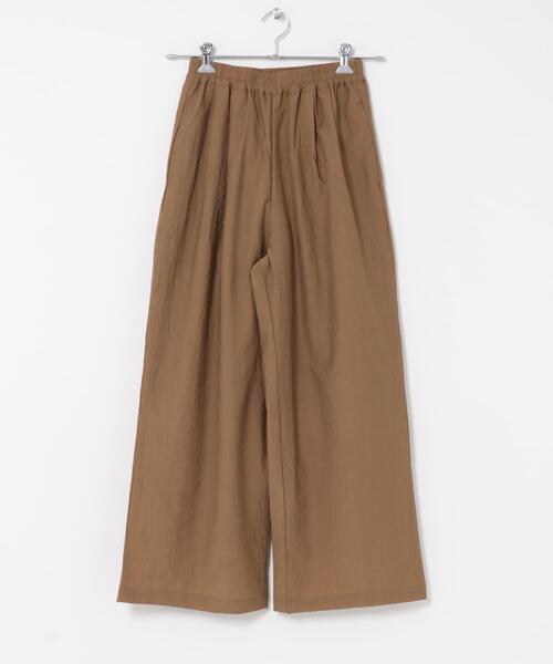 ITEMS URBANRESEARCH(アイテムズ アーバンリサーチ)の「『洗濯可』ヨウリュウワイドパンツ(その他パンツ・レディース・ミント/ブラウン/ブラック・FREE)」の15枚目の写真