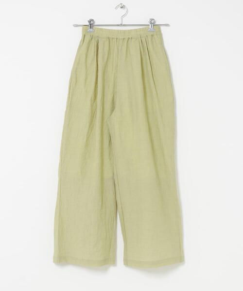 ITEMS URBANRESEARCH(アイテムズ アーバンリサーチ)の「『洗濯可』ヨウリュウワイドパンツ(その他パンツ・レディース・ミント/ブラウン/ブラック・FREE)」の19枚目の写真