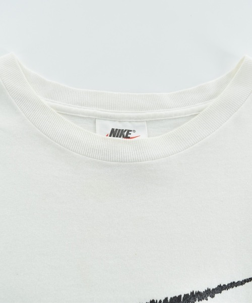VINTAGE(ヴィンテージ)の「【USED】90's NIKE Big swooshロゴ Tシャツ USA製(Tシャツ/カットソー・メンズ・ホワイト・LARGE)」の8枚目の写真