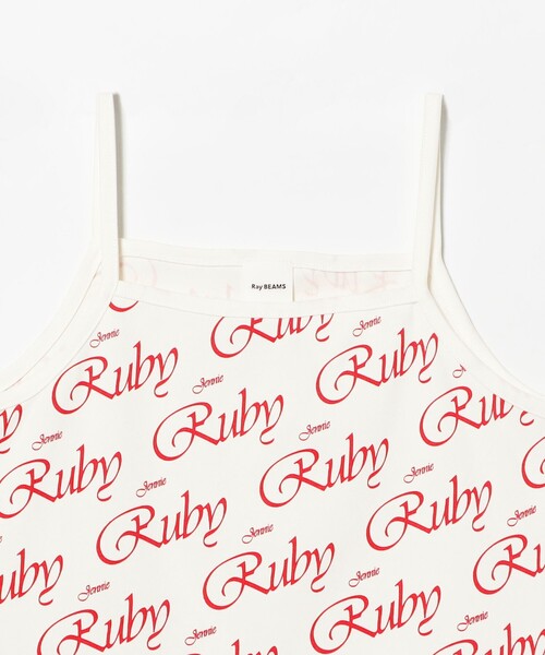 Ray BEAMS(レイビームス)の「JENNIE / Logo Camisole(Tシャツ/カットソー・レディース・ホワイト・ONE SIZE)」の3枚目の写真