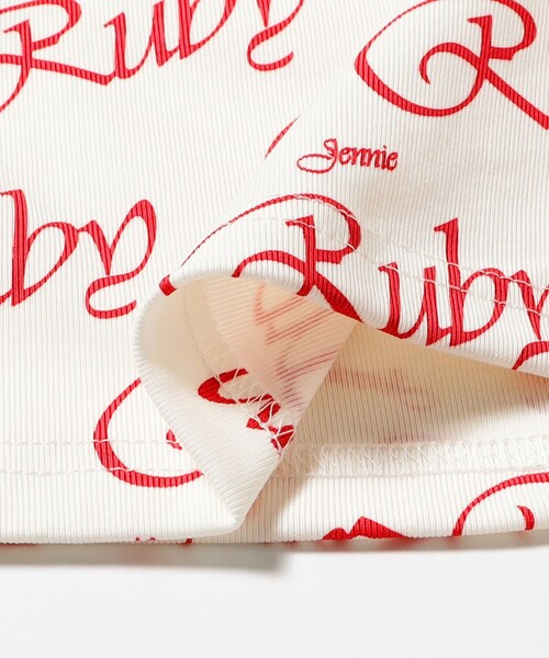 Ray BEAMS(レイビームス)の「JENNIE / Logo Camisole(Tシャツ/カットソー・レディース・ホワイト・ONE SIZE)」の6枚目の写真