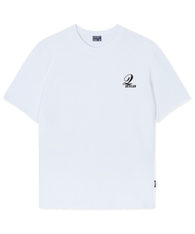 QUTON（ク―トン）の「QロゴオーバーサイズヘビーハーフTシャツ_ホワイト（Tシャツ/カットソー）」
