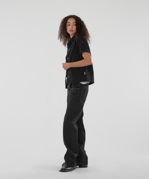 WISH FOR EVER(ウィッシュフォーエバー)の「BUTTON DESIGN LINEN LIKE SHIRT JACKET/ボタンデザインリネンライクシャツジャケット(シャツ/ブラウス・メンズ・ブラウン/オリーブ/ブラック・SMALL/MEDIUM/LARGE)」の21枚目の写真