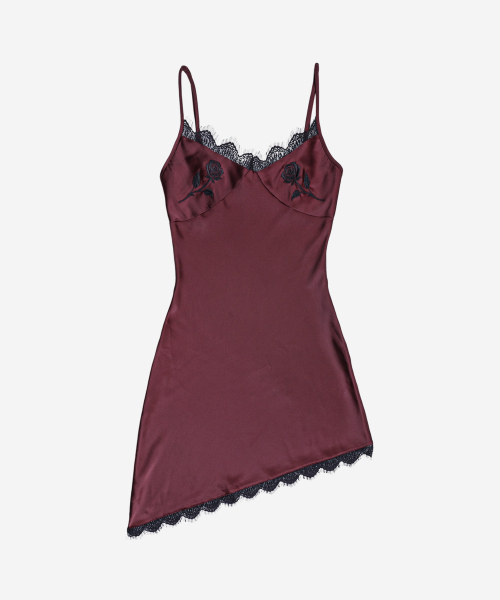 DARLING, YOU'RE BAD(ダーリンユーアーバッド)の「Rose Lace Slip Dress #Wine(ワンピース・レディース・その他・FREE)」の2枚目の写真