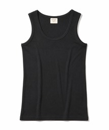 Washed Cotton Rib Tank Top/ウォッシュド・コットン・リブタンクトップ