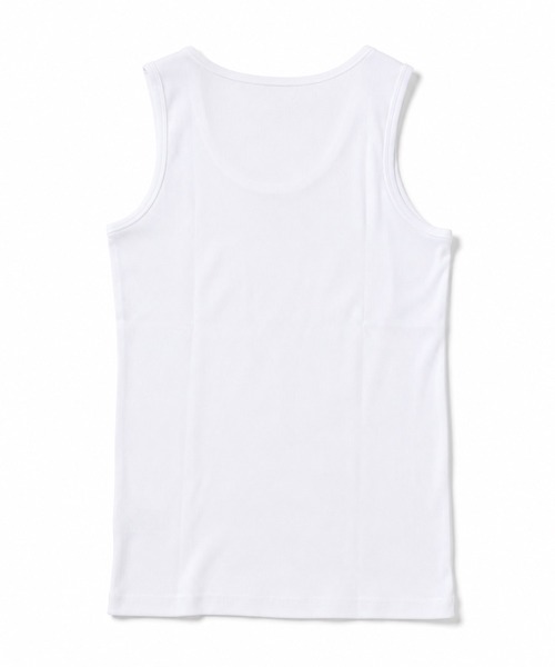 Starting Over(スターティングオーバー)の「Washed Cotton Rib Tank Top/ウォッシュド・コットン・リブタンクトップ(タンクトップ・メンズ・ホワイト/ブラック・L/M)」の3枚目の写真