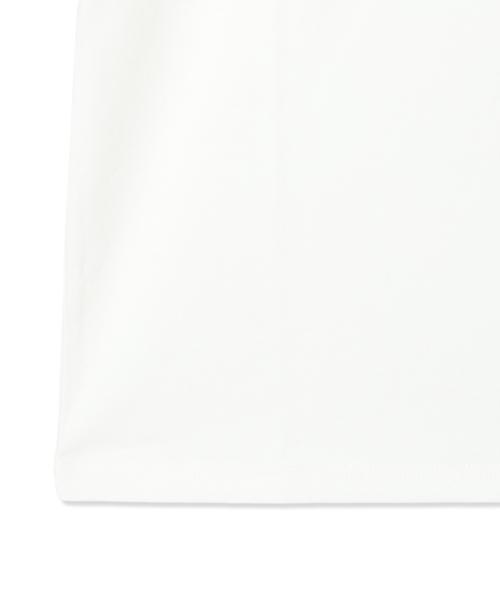 CROSSPLUS ONLINE(クロスプラスオンライン)の「おかべてつろう「いっしょなら」Tシャツ(Tシャツ/カットソー・レディース・オフホワイト/エメラルド・M/L)」の6枚目の写真