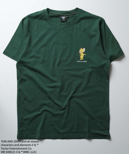 Tom＆Jerry（トムアンドジェリー）の「接触冷感 TOM&JERRY ワンポイントプリント BIG T（Tシャツ/カットソー・メンズ・オフホワイト/オリーブ/ブラック/チャコール/ブラック系その他/ホワイト系その他/ダークグリーン系/グレー系その他・XL/L/M）」の8枚目の写真
