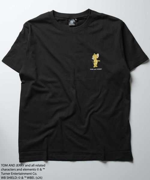 Tom＆Jerry（トムアンドジェリー）の「接触冷感 TOM&JERRY ワンポイントプリント BIG T（Tシャツ/カットソー・メンズ・オフホワイト/オリーブ/ブラック/チャコール/ブラック系その他/ホワイト系その他/ダークグリーン系/グレー系その他・XL/L/M）」の4枚目の写真