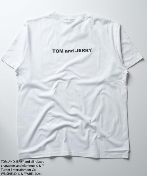 Tom＆Jerry（トムアンドジェリー）の「接触冷感 TOM&JERRY ワンポイントプリント BIG T（Tシャツ/カットソー・メンズ・オフホワイト/オリーブ/ブラック/チャコール/ブラック系その他/ホワイト系その他/ダークグリーン系/グレー系その他・XL/L/M）」の9枚目の写真