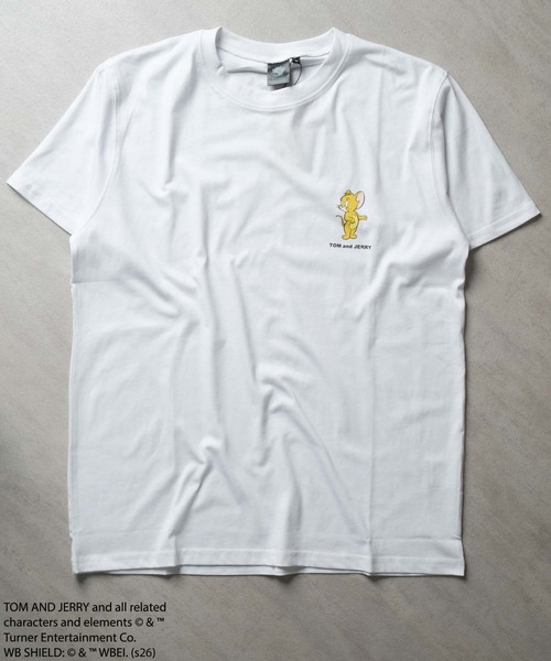 Tom＆Jerry（トムアンドジェリー）の「接触冷感 TOM&JERRY ワンポイントプリント BIG T（Tシャツ/カットソー・メンズ・オフホワイト/オリーブ/ブラック/チャコール/ブラック系その他/ホワイト系その他/ダークグリーン系/グレー系その他・XL/L/M）」の10枚目の写真