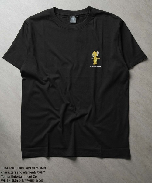 Tom＆Jerry（トムアンドジェリー）の「接触冷感 TOM&JERRY ワンポイントプリント BIG T（Tシャツ/カットソー・メンズ・オフホワイト/オリーブ/ブラック/チャコール/ブラック系その他/ホワイト系その他/ダークグリーン系/グレー系その他・XL/L/M）」の13枚目の写真