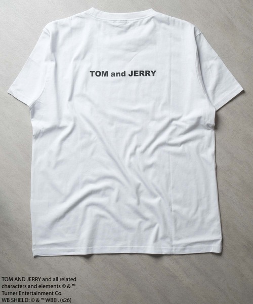 Tom＆Jerry（トムアンドジェリー）の「接触冷感 TOM&JERRY ワンポイントプリント BIG T（Tシャツ/カットソー・メンズ・オフホワイト/オリーブ/ブラック/チャコール/ブラック系その他/ホワイト系その他/ダークグリーン系/グレー系その他・XL/L/M）」の15枚目の写真