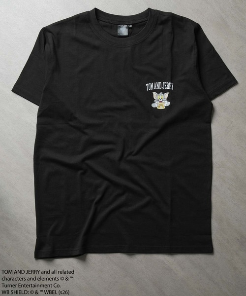 Tom＆Jerry（トムアンドジェリー）の「接触冷感 TOM&JERRY ワンポイントプリント BIG T（Tシャツ/カットソー・メンズ・オフホワイト/オリーブ/ブラック/チャコール/ブラック系その他/ホワイト系その他/ダークグリーン系/グレー系その他・XL/L/M）」の18枚目の写真