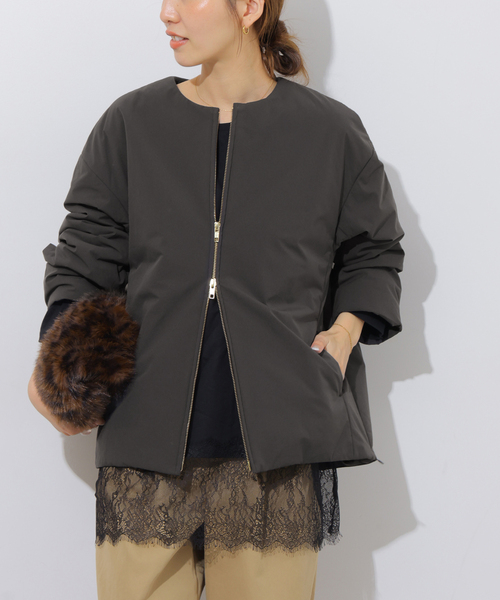 JOURNAL STANDARD relume（ジャーナルスタンダード　レリューム）の「《WEB限定追加》レースヘムロンT（Tシャツ/カットソー・レディース・ブラック/ホワイト・FREE）」の13枚目の写真