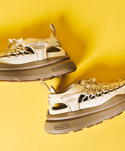 417 EDIFICE（フォーワンセブンエディフィス）の「KEEN / キーン UNEEK WK（サンダル・メンズ・ブラック/チャコールグレー/アイボリー・26cm/26.5cm/27cm/27.5cm/28cm）」の19枚目の写真