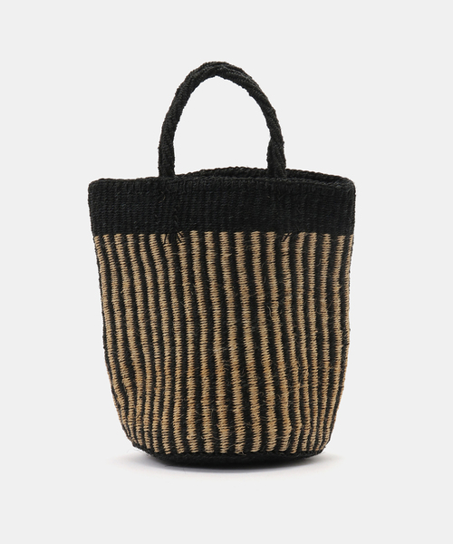 JOURNAL STANDARD LUXE（ジャーナルスタンダード　ラックス）の「【SOIL】STRIPE SISAL BAG（かごバッグ・レディース・ブラック/ブラウン・FREE）」の6枚目の写真