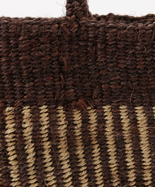 JOURNAL STANDARD LUXE（ジャーナルスタンダード　ラックス）の「【SOIL】STRIPE SISAL BAG（かごバッグ・レディース・ブラック/ブラウン・FREE）」の13枚目の写真