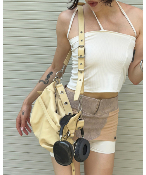 YEOMIMの「mini slouchy bag (lemonade)(ショルダーバッグ・レディース・その他・FREE)」の1枚目の写真