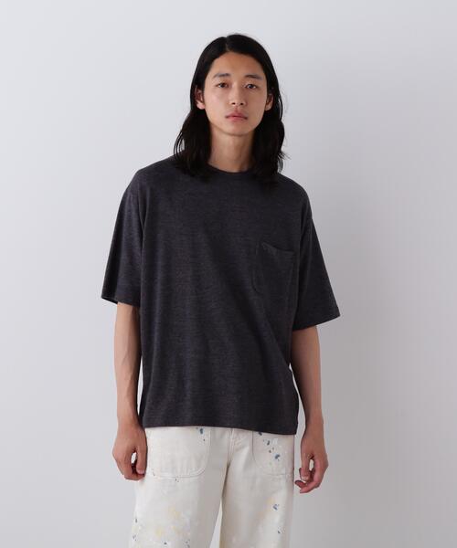 YLEVE / TETRON COTTON SLUB YARN JERSEY POCKET T-SHIRT（Tシャツ