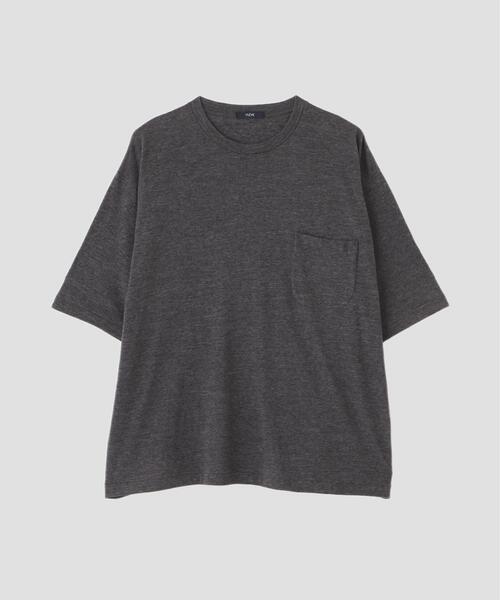 YLEVE(イレーヴ)の「YLEVE / TETRON COTTON SLUB YARN JERSEY POCKET T-SHIRT(Tシャツ/カットソー・メンズ・グレー/ブルー/ホワイト・4/5)」の13枚目の写真