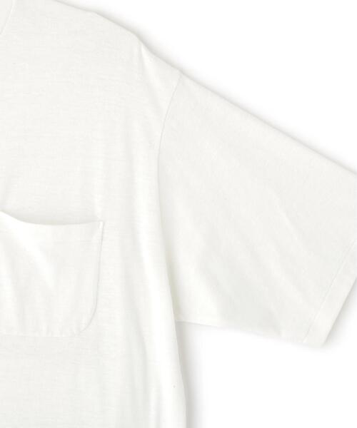YLEVE(イレーヴ)の「YLEVE / TETRON COTTON SLUB YARN JERSEY POCKET T-SHIRT(Tシャツ/カットソー・メンズ・グレー/ブルー/ホワイト・4/5)」の20枚目の写真