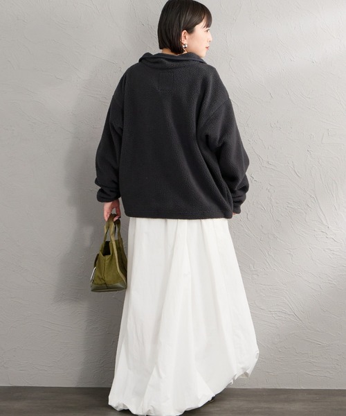 Columbia（コロンビア）の「【WEB先行予約】[Columbia/コロンビア] ヘルベディア Ⅱクロップドハーフスナップフリース(WEB限定)（その他アウター・レディース・ピンク/ブラック/ベージュ・L/M）」の14枚目の写真