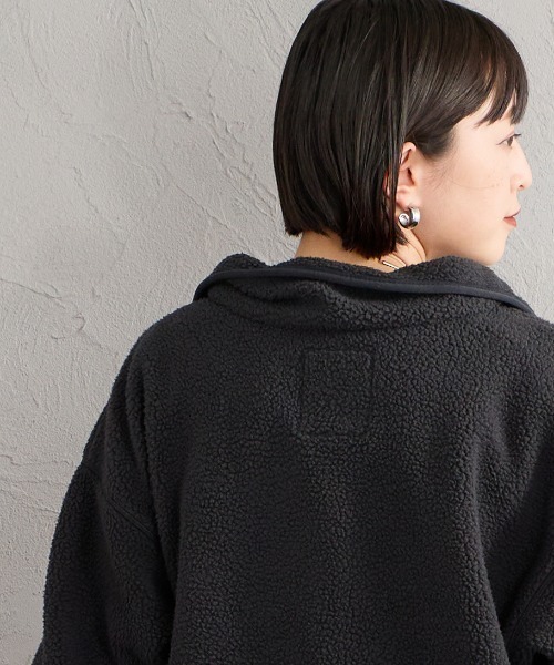 Columbia（コロンビア）の「【WEB先行予約】[Columbia/コロンビア] ヘルベディア Ⅱクロップドハーフスナップフリース(WEB限定)（その他アウター・レディース・ピンク/ブラック/ベージュ・L/M）」の16枚目の写真