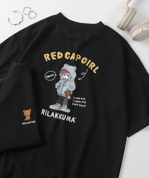 RCG × Rirakkuma тату-стрит шок клатч — крунечка T-футболка (с эффектом охлаждения/стреч)