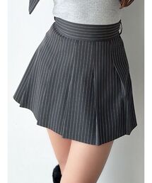 プリーツミニスカート